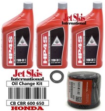 Honda CB600F 650F 650R CB650R CBR600RR CBR650F CBR650R Synthetic Oil Change Kit