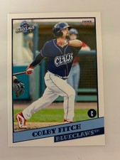 Colby Fitch 2018 Lakewood Blue Claws Team Card