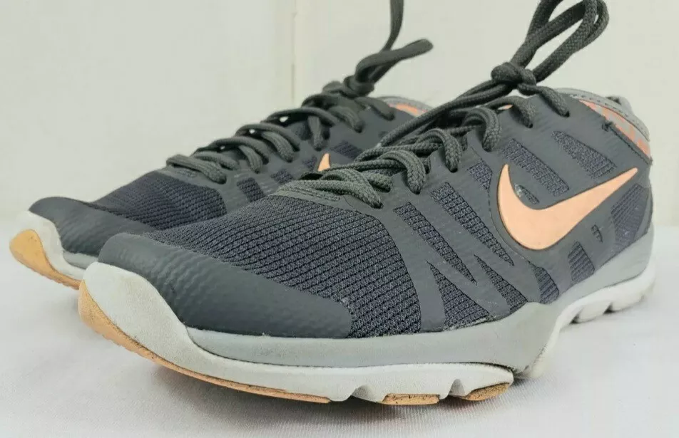 Chaussures de course Nike Flex Supreme TR3 gris/pêche   Femme Taille 9,5