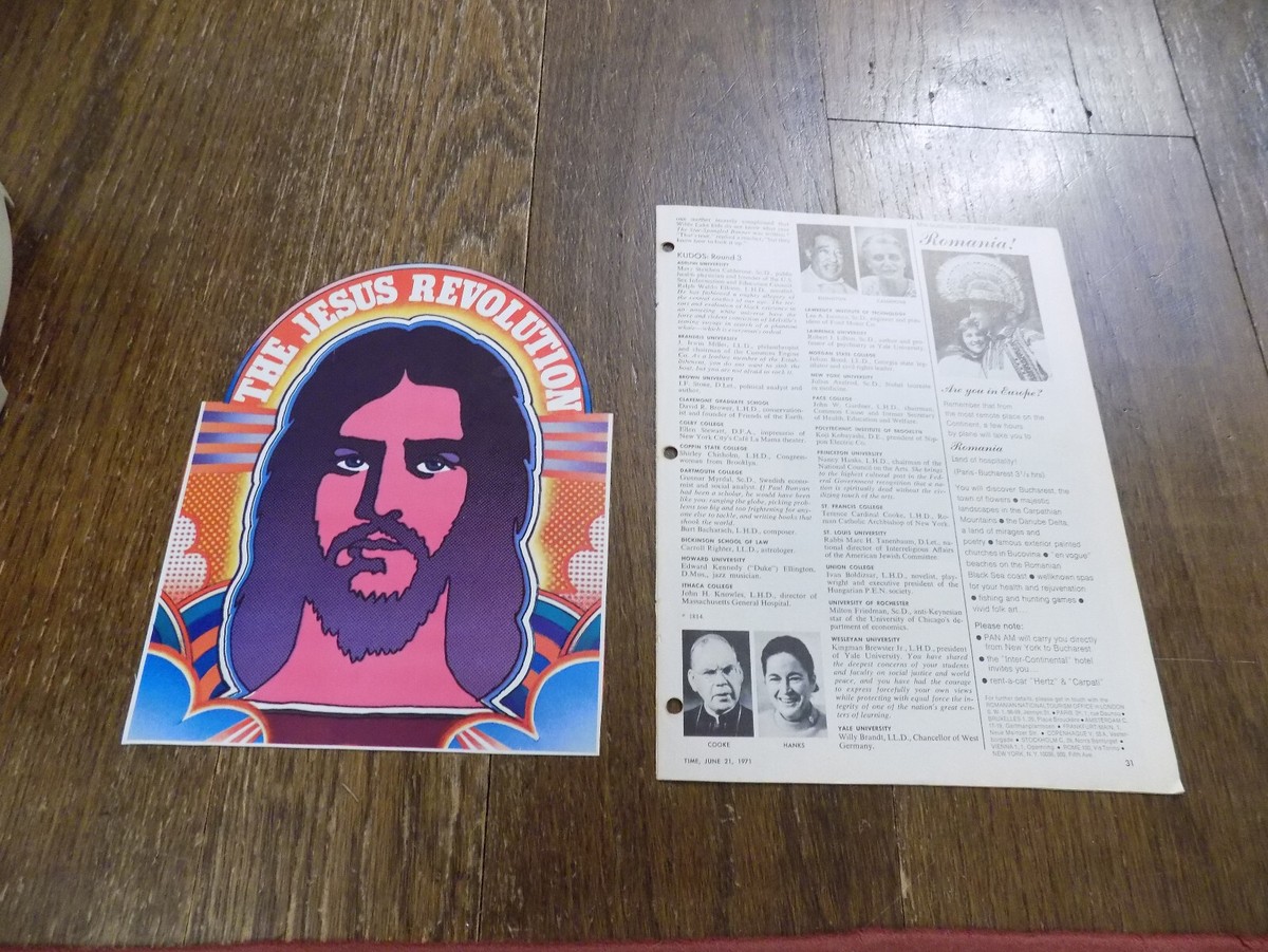 The Jesus Revolution Time Magazine June 21, 1971 RARE Lonnie