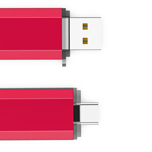 2PCS Type-C OTG 2 in 1 Flash Drive USB Memory Photo Stick Android Samsung PC Mac - Picture 7 of 8