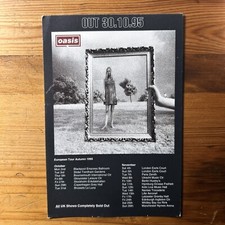 OASIS / WONDERWALL - PROMO POSTCARD ORIGINAL 1995 UK Creation