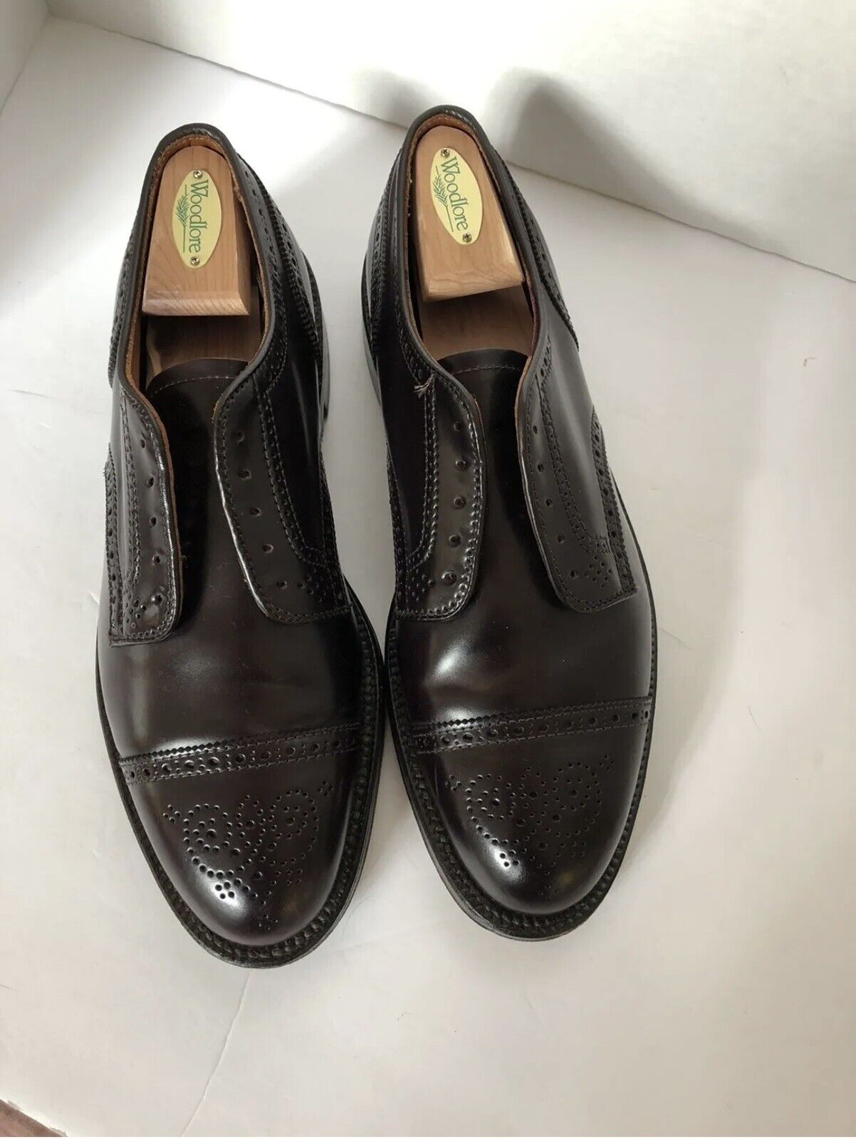 Alden 2145 Color 8 Shell Cordovan Medallion Tip Blucher