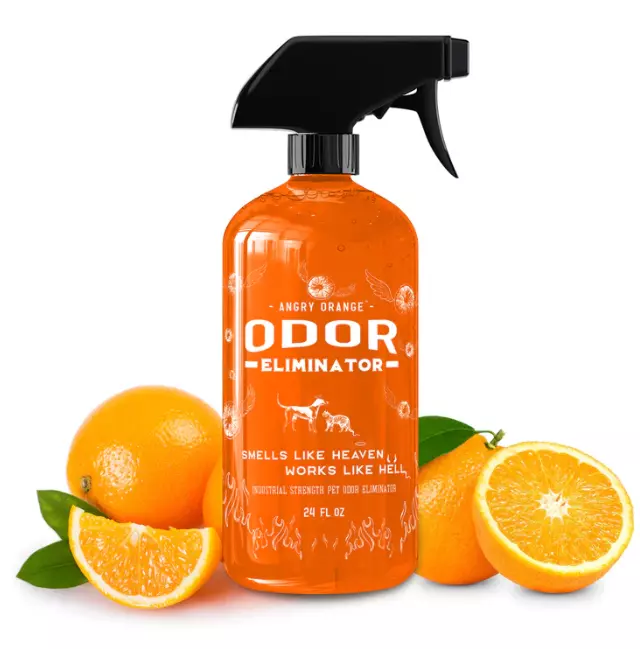 Angry Orange 20 oz Éliminateur d'odeurs pour animaux de compagnie prêt à  l'emploi Éliminateur d'odeurs d'animaux 