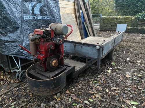 Vintage Wrigley 3 wheel model-332, engine Albion gearbox powered trailer/Truck - Picture 1 of 20