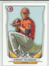 Vincent Velasquez Houston Astros 2014 Bowman Draft Top Prospect