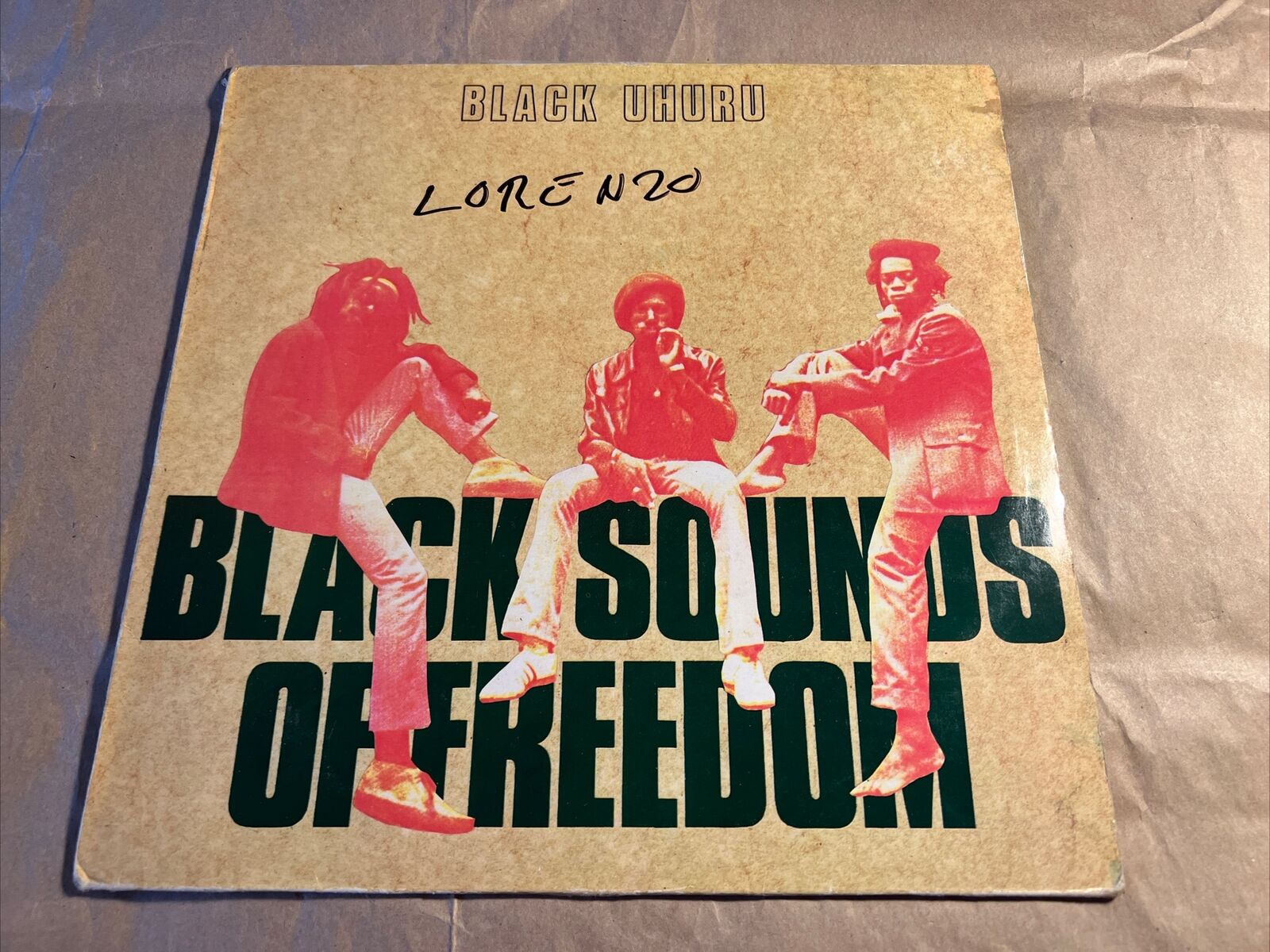 BLACK UHURU - BLACK SOUNDS OF FREEDOM - 12” VINYL - GREENSLEEVES RECORDS GREL23