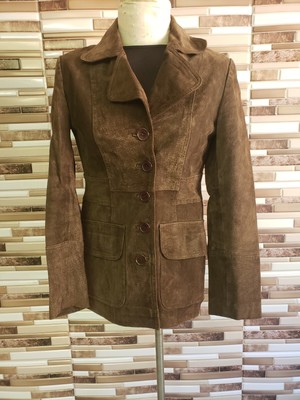 paris blues leather jacket