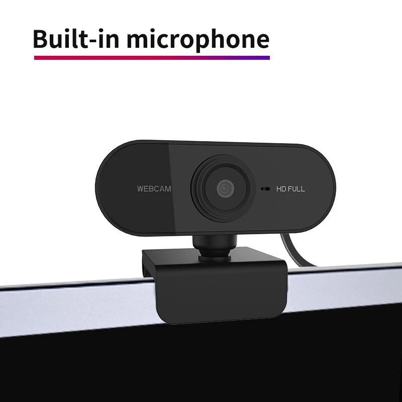 WEBCAM FULL HD 1920x1080 PC MICROFONO SKYPE ZOOM SMARTWORKING VIDEO CHIAMATE - Immagine 3 di 4