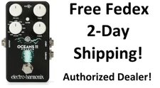 New Electro-Harmonix EHX Oceans 11 Reverb Guitar Effects Pedal