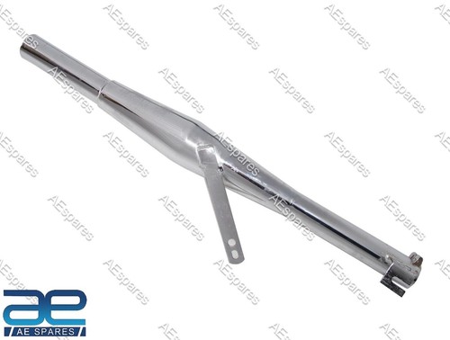 Exhaust Silencer Rocket Type Chrome For Royal Enfield Electra Bullet 350 @US - Picture 1 of 13