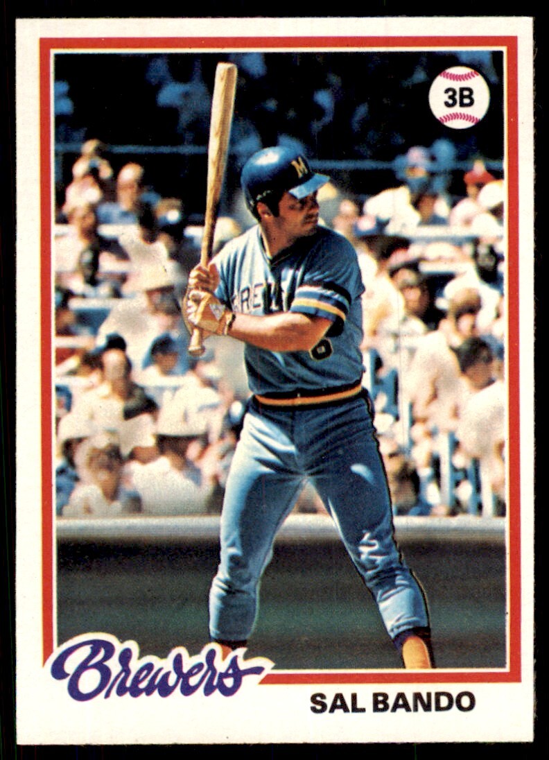 1978 Topps Sal Bando 100 Baseball Cards 265 eBay
