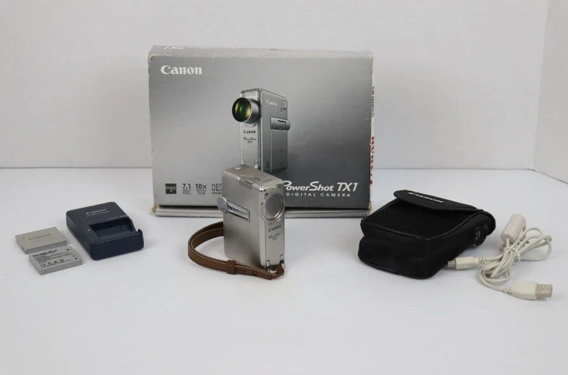 Canon PowerShot TX1 7.1MP Digital Camera 10x Optical Zoom