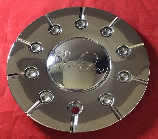 ONE USED RARE U2 C0521 WHEELS CHROME CUSTOM WHEEL RIM CENTER CAP CAP