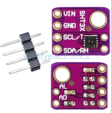 SHT31 SHT31-D Temperature & Humidity Sensor Breakout Weather For Arduino NEW