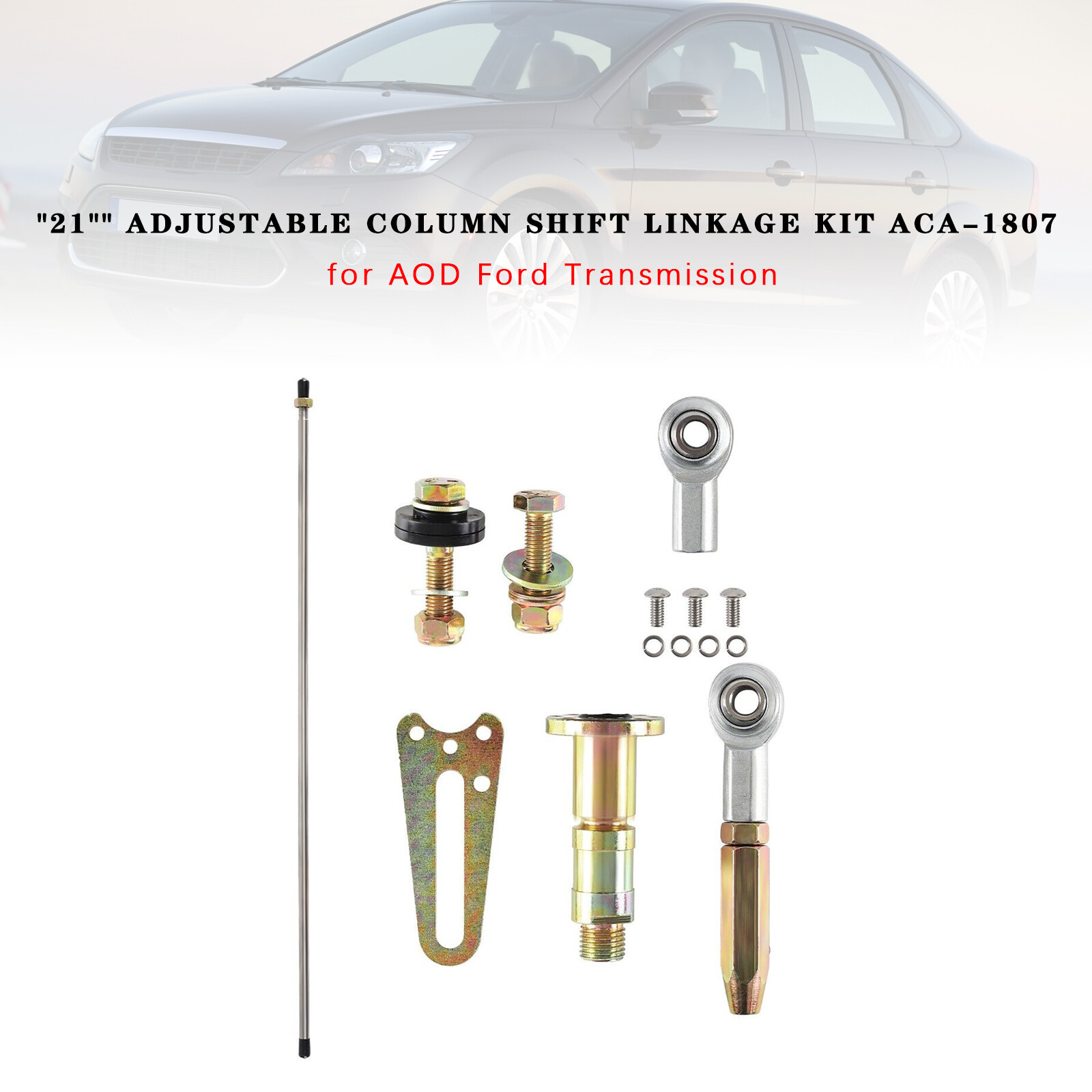 21 Inch Adjustable Column Shift Linkage Kit ACA-1807 for Ford AOD Transmission USA