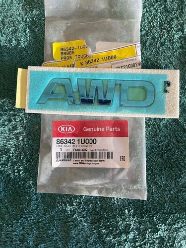 ⭐GENUINE⭐ AWD Chrome Emblem OEM 2011-2015 Kia Sorento 863421U000