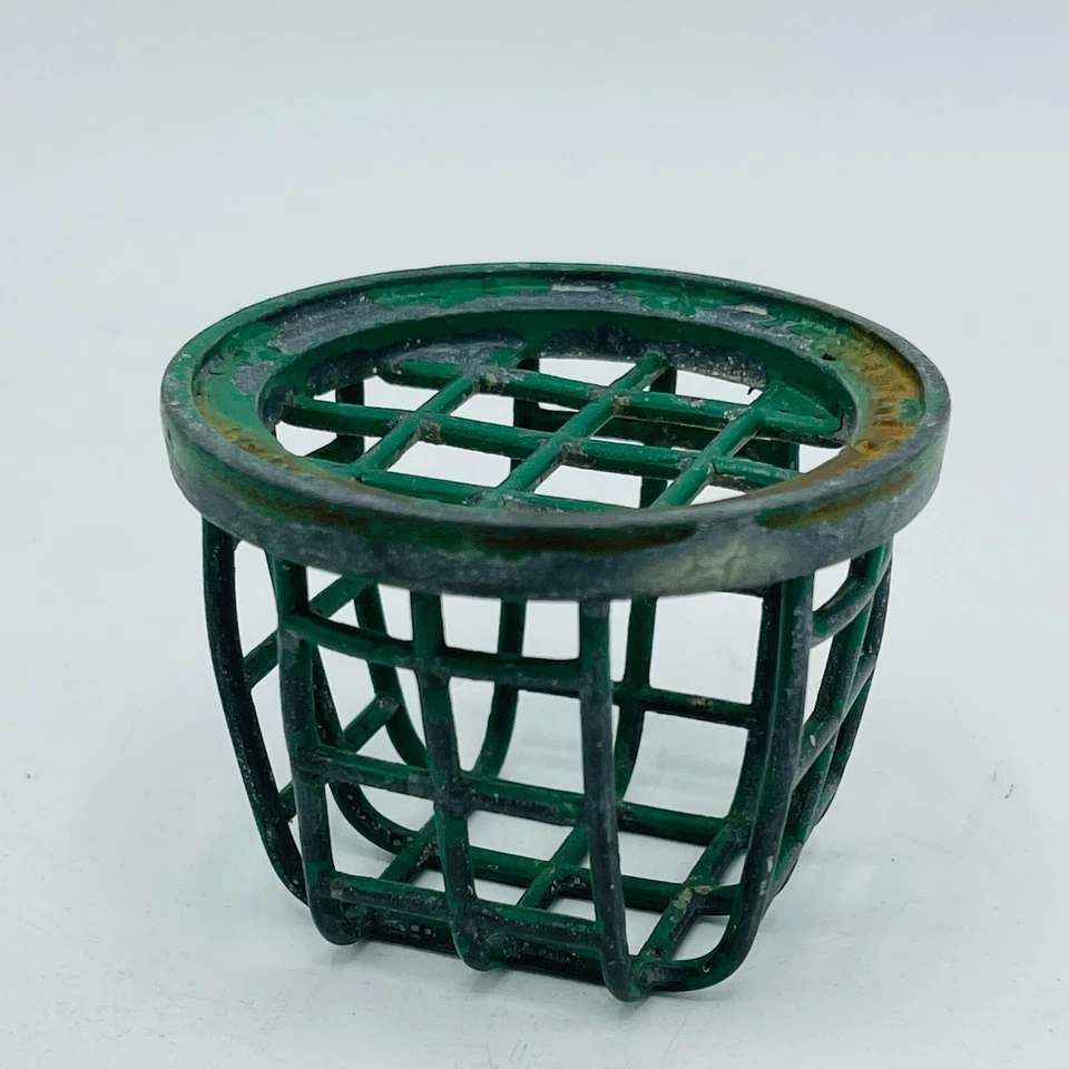 Arreglos florales vintage de metal verde flor rana cottagecore Foto 3 de 4