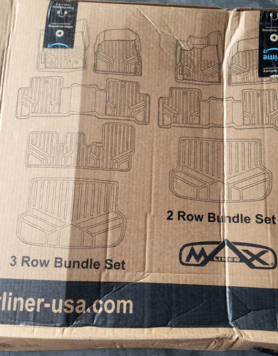 MAXLINER Custom Fit Floor Mats 2 Rows & Cargo Liner Trunk for 19-23 NissanAltima - Picture 3 of 11