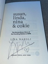 Lisa Napoli signed book Susan, Linda, Nina And Cokie