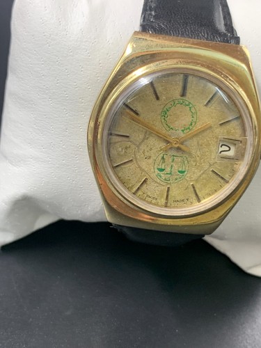 1970's Vintage jowissa watch Libyan revolution Gaddafi memorial swiss Ultra Rare - Picture 9 of 24