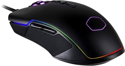 Cooler Master Optical Gaming Mouse (USB/Black/10000dpi/8 Buttons/RGB LED)