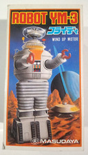 Robot YM-3 Masudaya Japan 4 1/2 Inches 1985 Wind Up Motor
