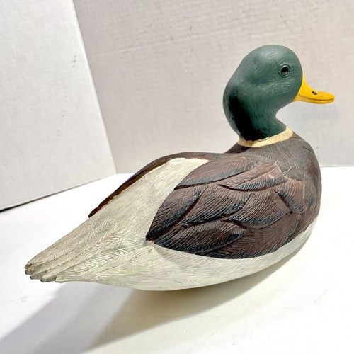 12" Stockente Köder Ente Figur handgefertigt Ton Keramik Vintage signiert R.J. Buchanan - Bild 6 von 9