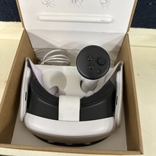 Meta Oculus Quest 3 Vr Headset 128gb Only 1 Right Controller & Cable & Box See D