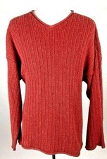 THE TERRITORY AHEAD VINTAGE V NECK SWEATER MENS OVERSIZED LARGE 2XL MADE IN USA