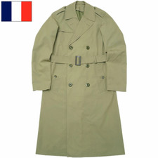 Vintage 1965 French Military Officer  s Raincoat   Rare  Collectible