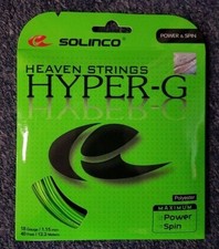 Solinco Hyper G Hyper-G 18 Gauge 1.15mm Tennis String NEW