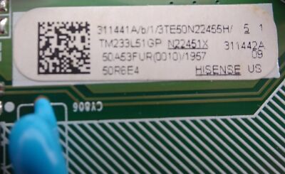 Hisense 50R6E4 Main Board 311441 (RSAG7.820.11723/ROH) | eBay
