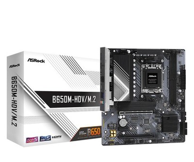 B650M-HDV/M.2 Supports AMD Socket AM5 Ryzen 7000 Series Processors