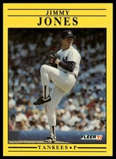 1991 Fleer #667 Jimmy Jones Yankees