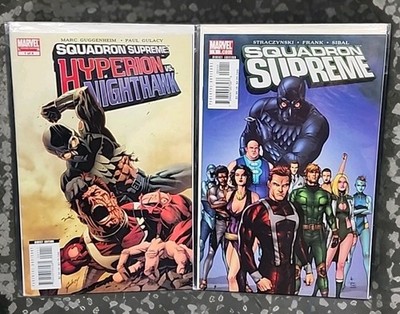 Squadron Supreme Lot Of (2) Marvel Comics #1 Of 4 & #1 Direct Edition VF