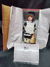 F5 Paradise Galleries Saturday's Child Porcelain Doll In Original Box