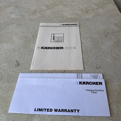 #ad #ad KARCHER 620M PRESSURE WASHER OWNER#x27;S MANUAL $6.16