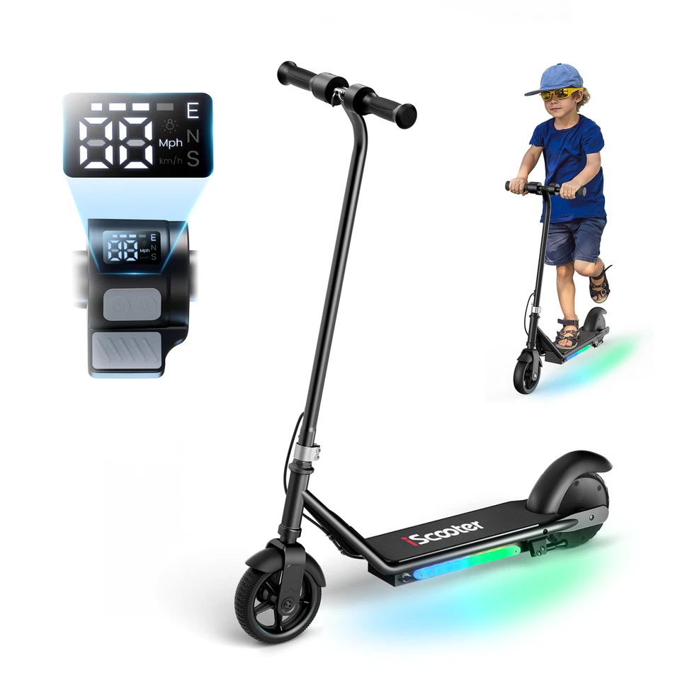 Elektro-Scooter Kinder 6 Zoll E Scooter Elektroroller bis 9km Schnellladung