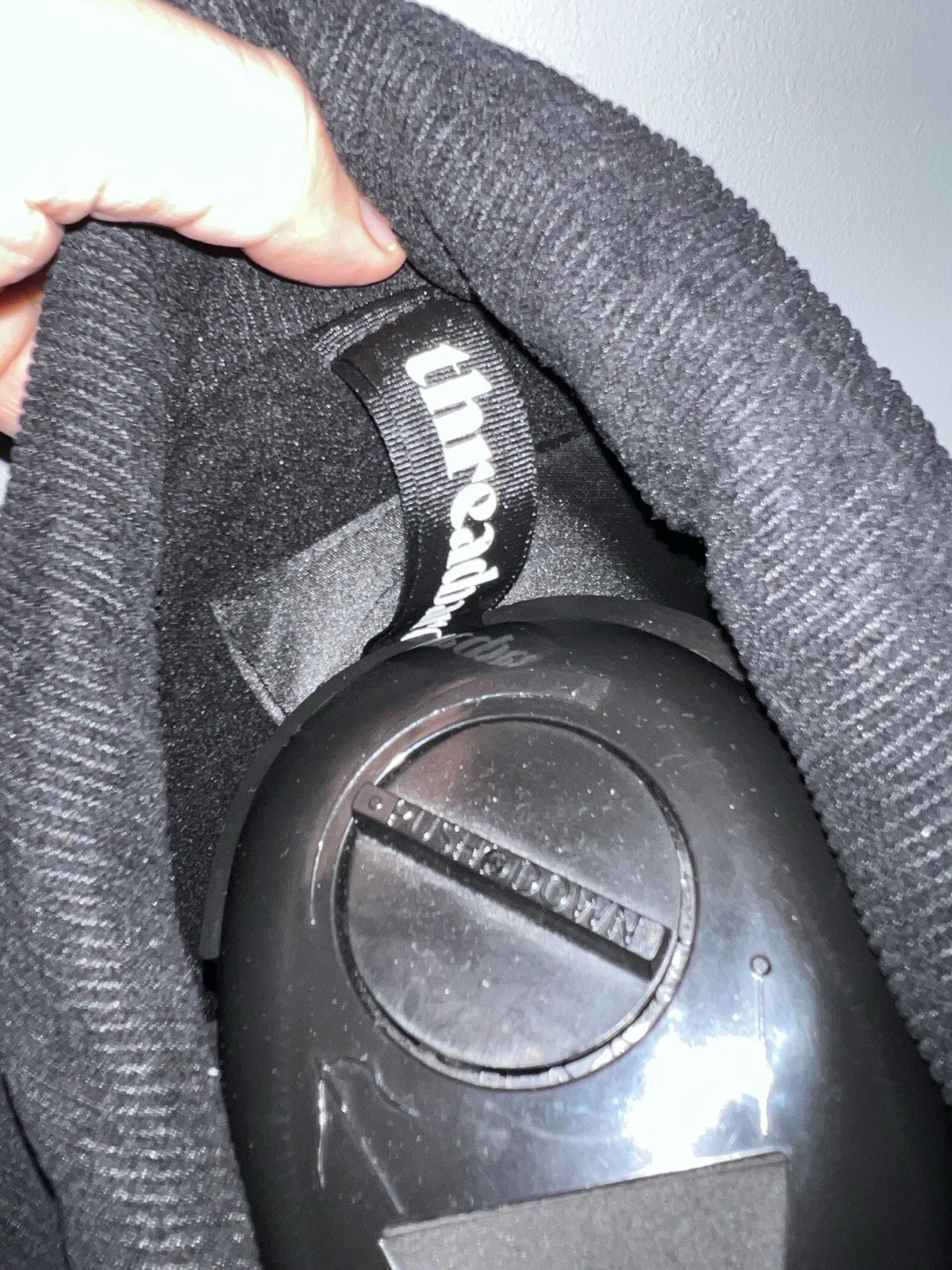 Threadbare Men’s Collared Quilted Jacket Navy Blu… - image 3