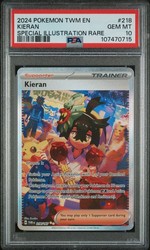 Kieran 218/167 Twilight Masquerade Special Illustration Rare Full Art Holo