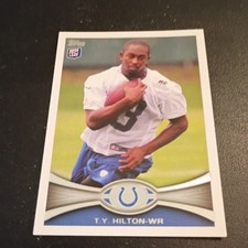 T.Y. HILTON  2012 Topps ROOKIE card #14  Indianapolis Colts