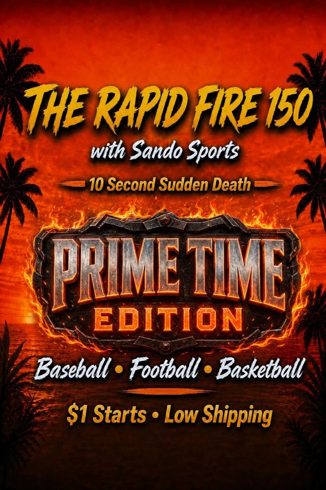 The Rapid Fire 150 with Sando Sports Baseball Football & Basketball!