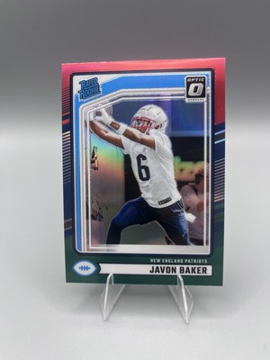 2024 Donruss - Javon Baker Optic Preview Red & Green (RC) *Buy 2, Get 1 Free!*