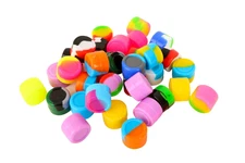2ML 100Pcs Silicone Containers Non-Stick Containers Multi Use Storage Jars Assor