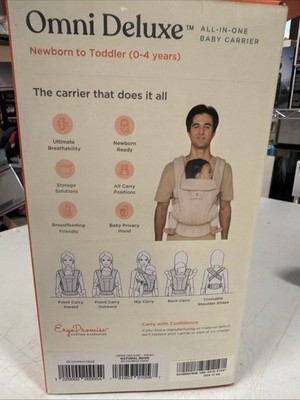 Ergobaby Omni Deluxe Mesh All-in-One Baby Carrier Natural Beige