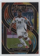 2024 Panini Select FIFA Mezzanine Tie-Dye Prizm 21/25 Benjamin Henrichs #177 0c3
