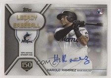 2019 Topps Update 150th Anniversary 2/150 Harold Ramirez Rookie Auto RC e8x