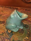 Rare Niloak pottery FROG ASHTRAY MATTE GREEN