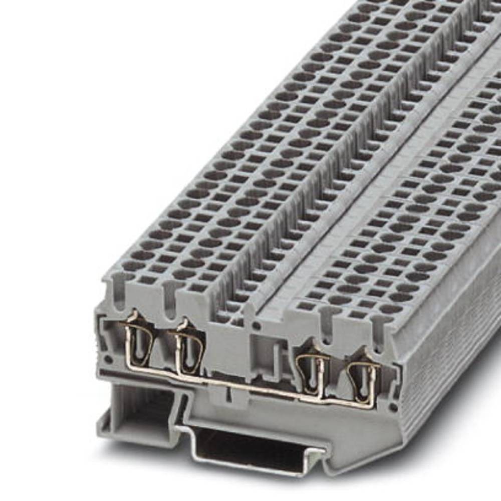 Bloc de jonction simple Phoenix Contact ST 2,5-QUATTRO à quatre connexions par ressort